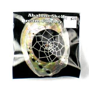 K13-C- Abalone Shell Dream Catcher Kits 4 1/2